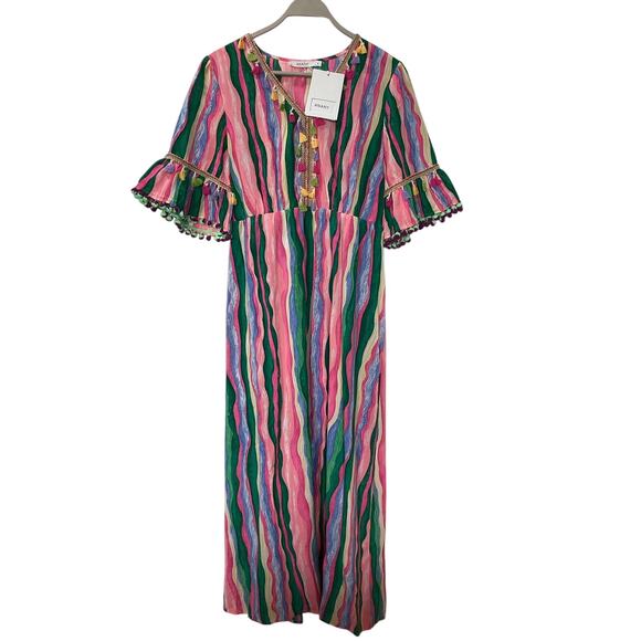 anany Dresses & Skirts - NWT ANANY colorful long maxi dress or beach cover up women's size Lage